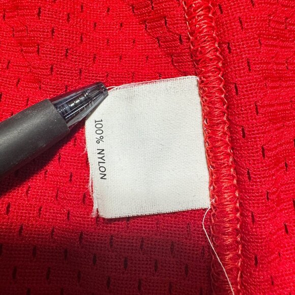 Vintage 90s Authentic Chicago Bulls Champion Pro Cut Game Shorts NBA USA Made 42 - Picture 10 of 11